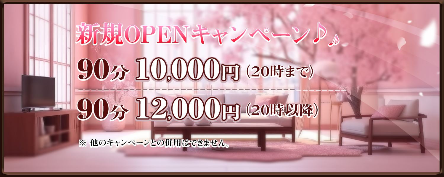 メンズエステ『結-ゆい-』のシステム表